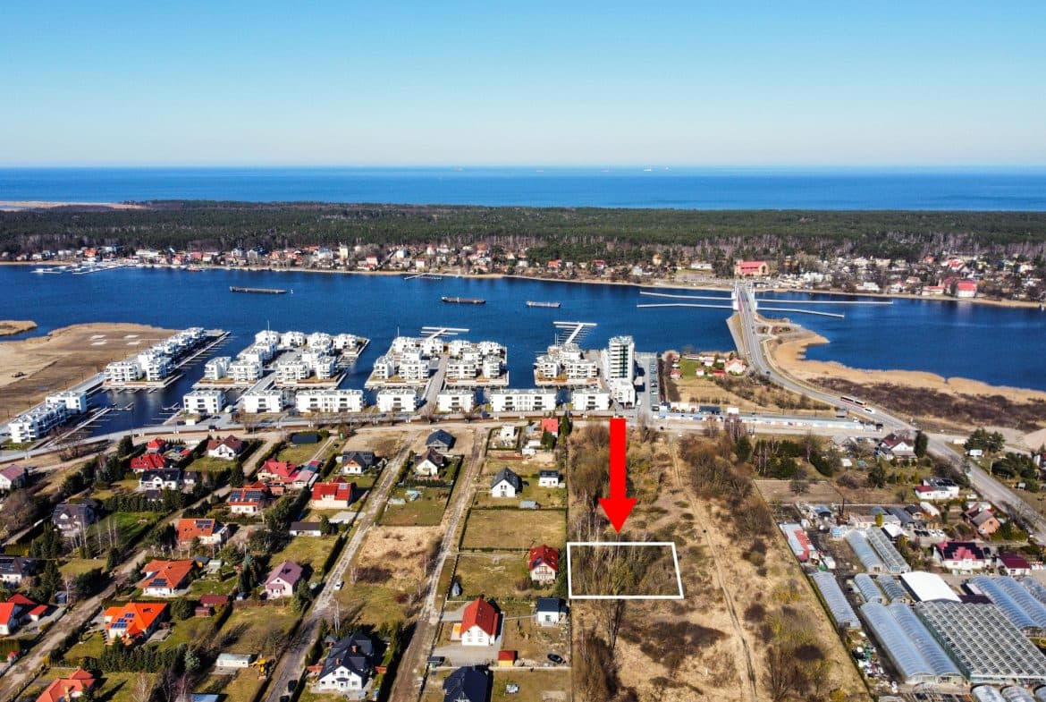 działka pod budowę I Wiślinka I blisko Sol Marina