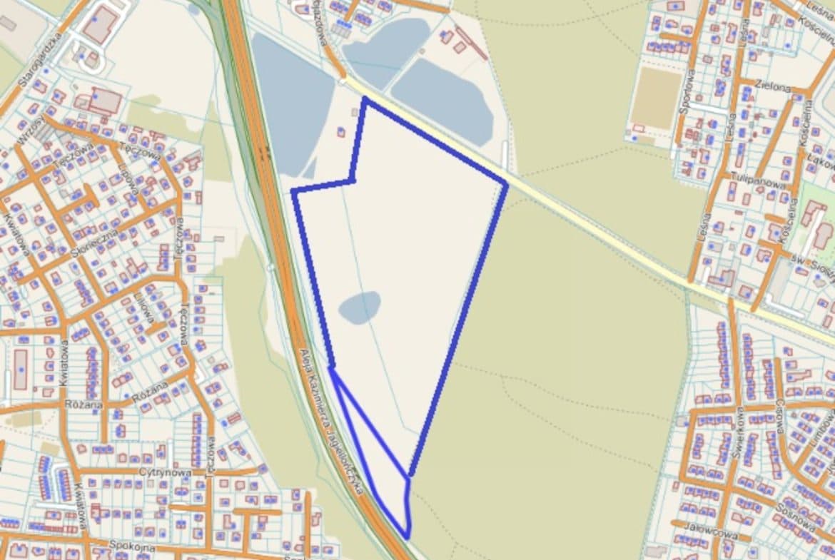 pod park handlowy I Straszyn I duża powierzchnia